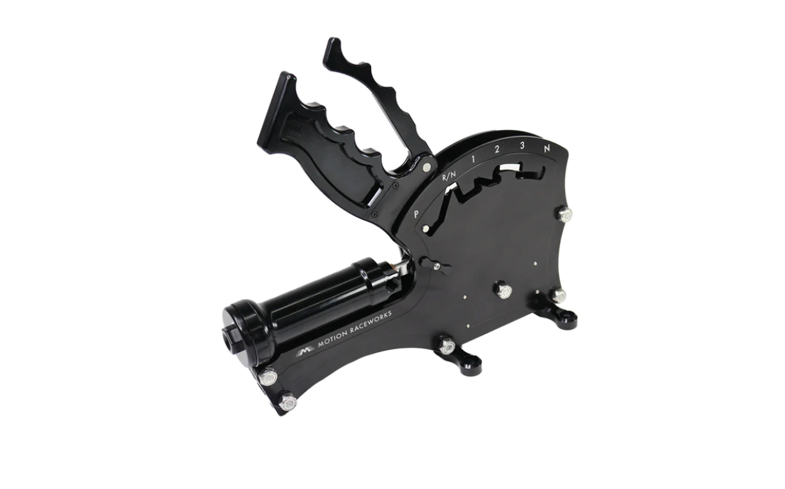 TH400 Clean Neutral 3 Speed Push To Shift Operator Series Billet Shifter Rear Exit w/ CO2 Assist