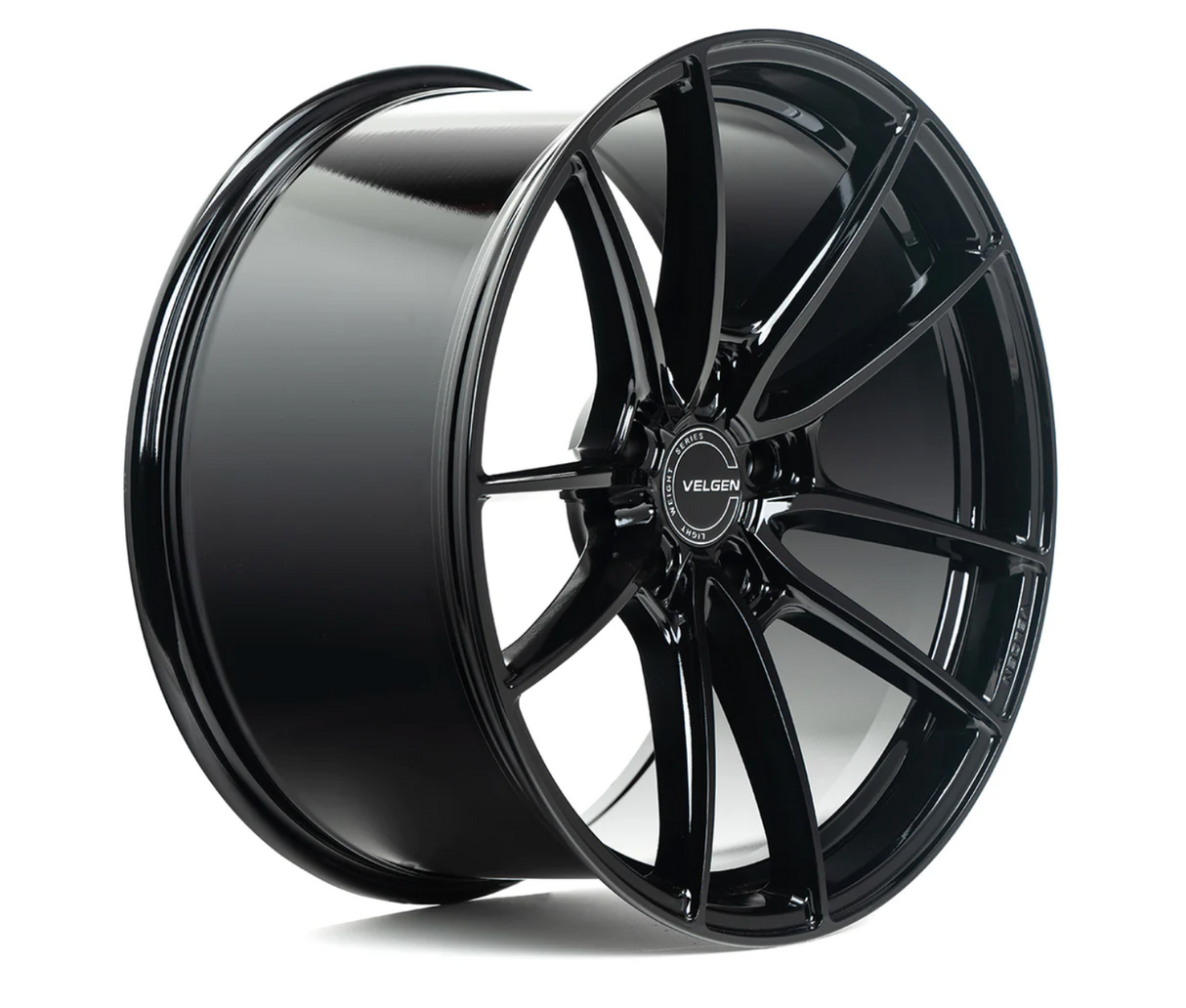 Velgen Wheels VF5 Wheel Satin Black 20X11 5x114.3 Bolt, 52 Offset, 70.5 Bore (2015-2024 Mustang) - VF520115X1143SB52