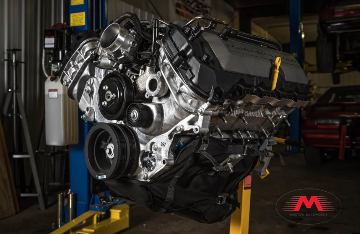 Motion Raceworks 5.0 Coyote Engine Diaper, NHRA & IHRA Approved (For M