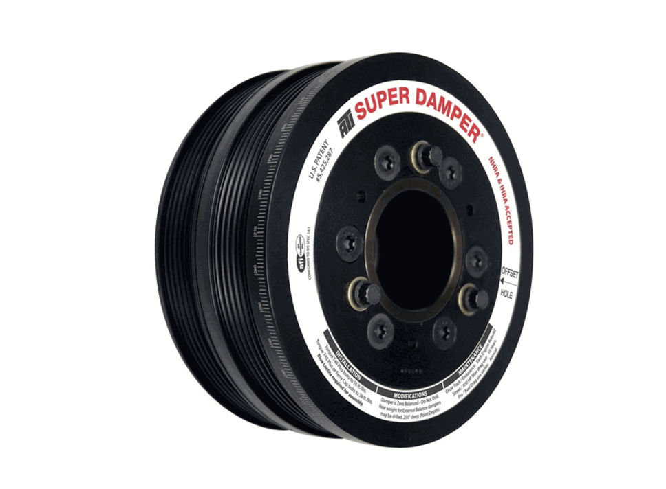 ATI SUPER DAMPER SFI 10% OVERDRIVE 8 RIB (2011-2025 MUSTANG GT ) 918052