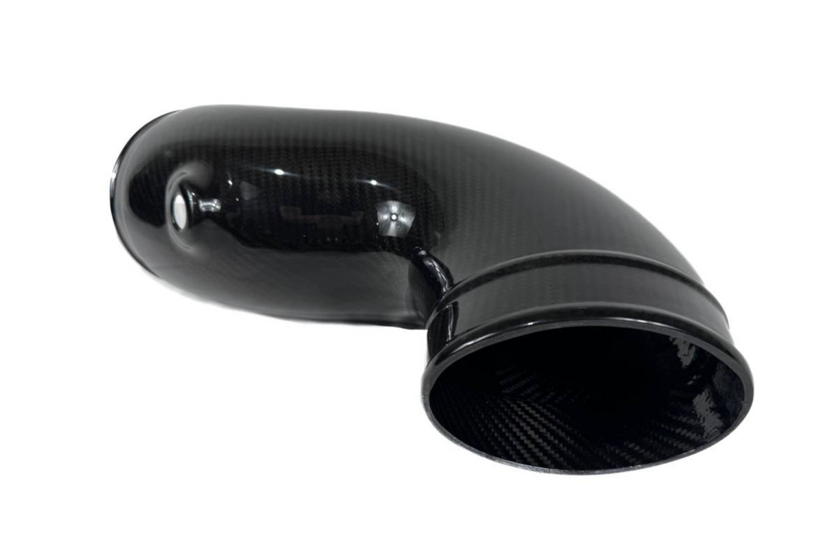 2015-2025 Ford F150 132mm Elliptical Carbon Fiber Air Inlet Tube