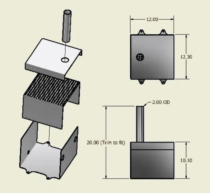 BLF UNIVERSAL PUKE TANK