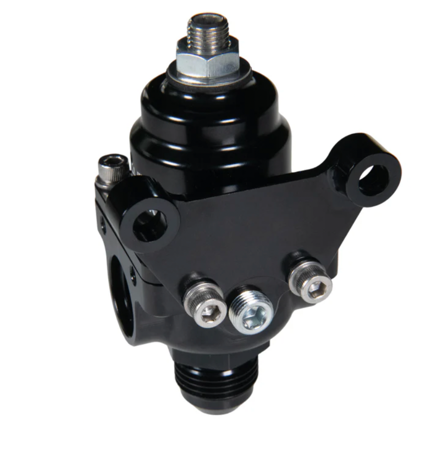 Fluidworks 1-10 gpm Fuel Pressure Regulator 35-70 psi 180 Degree Fittings