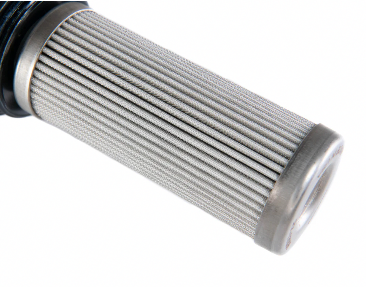 Fluidworks Dual Outlet 12GPM Post Fuel Filter w/ Mount (10 Micron) 27-170