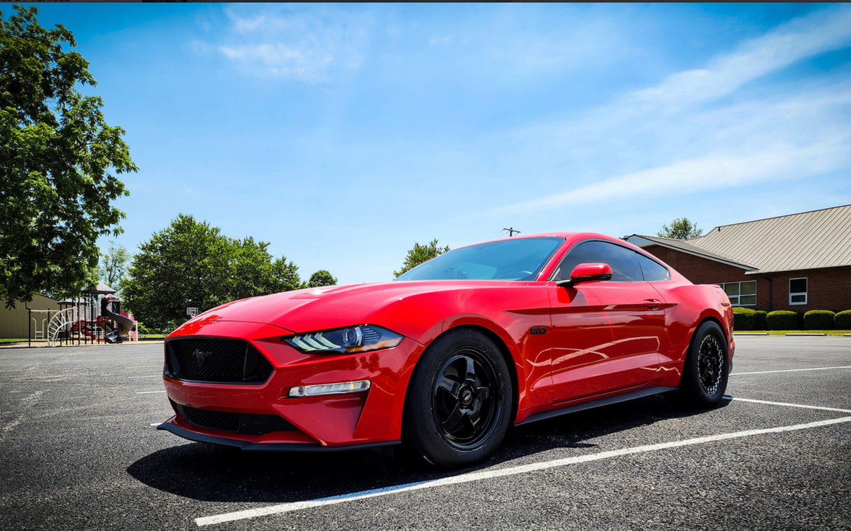 WELD Ventura 5 Drag Gloss Black Wheel with Black Spokes 18x5 | 5x114.3 BC (5x4.5) | -23 Offset | 2.10 Backspacing - S1518C067N23