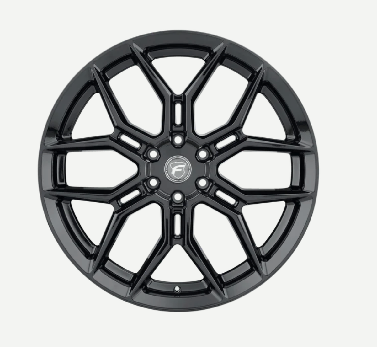Forgestar X12 22x10 / 6x135 BP / ET30 / 6.68in BS Gloss Black Wheel