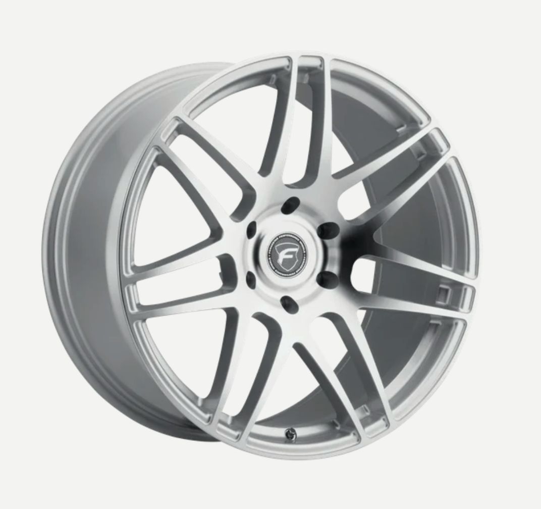Forgestar F14 20x10 / 6x135 / ET38 / 6.99in BS / 87.1 Bore - Silver Machined Wheel
