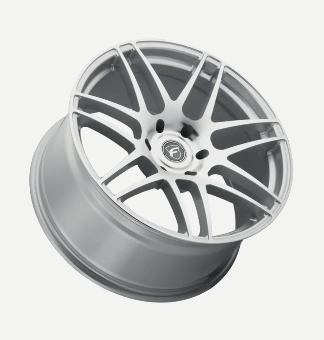 Forgestar F14 20x10 / 6x135 / ET38 / 6.99in BS / 87.1 Bore - Silver Machined Wheel