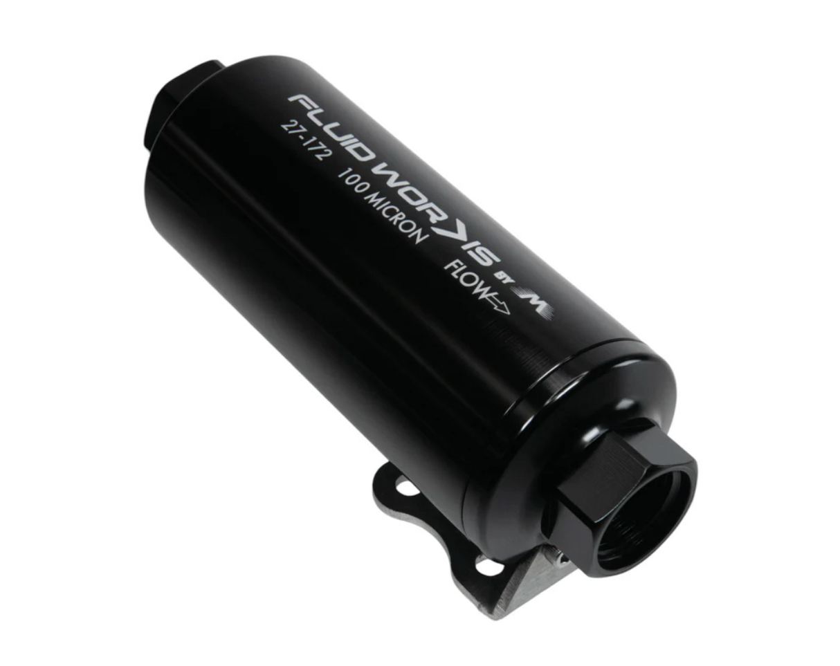 Fluidworks 12GPM Pre Fuel Filter w/ Mount (100 Micron) 27-172