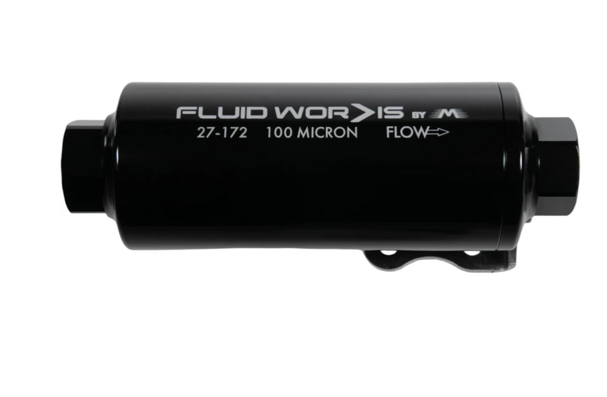 Fluidworks 12GPM Pre Fuel Filter w/ Mount (100 Micron) 27-172