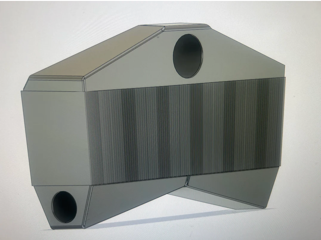 Twin Inlet 1800HP Air to Air Intercooler