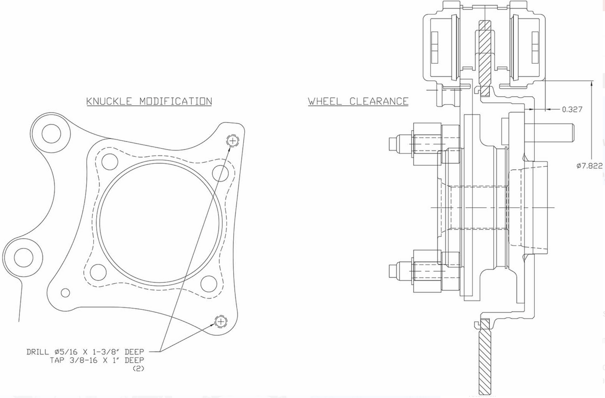 Strange Evolution DDM Rear Brake Kit For 2015-2023 Mustang GT Evolution S Rotors & Billet Evolution 4 Calipers With DTC-30 Semi Metallic Pads