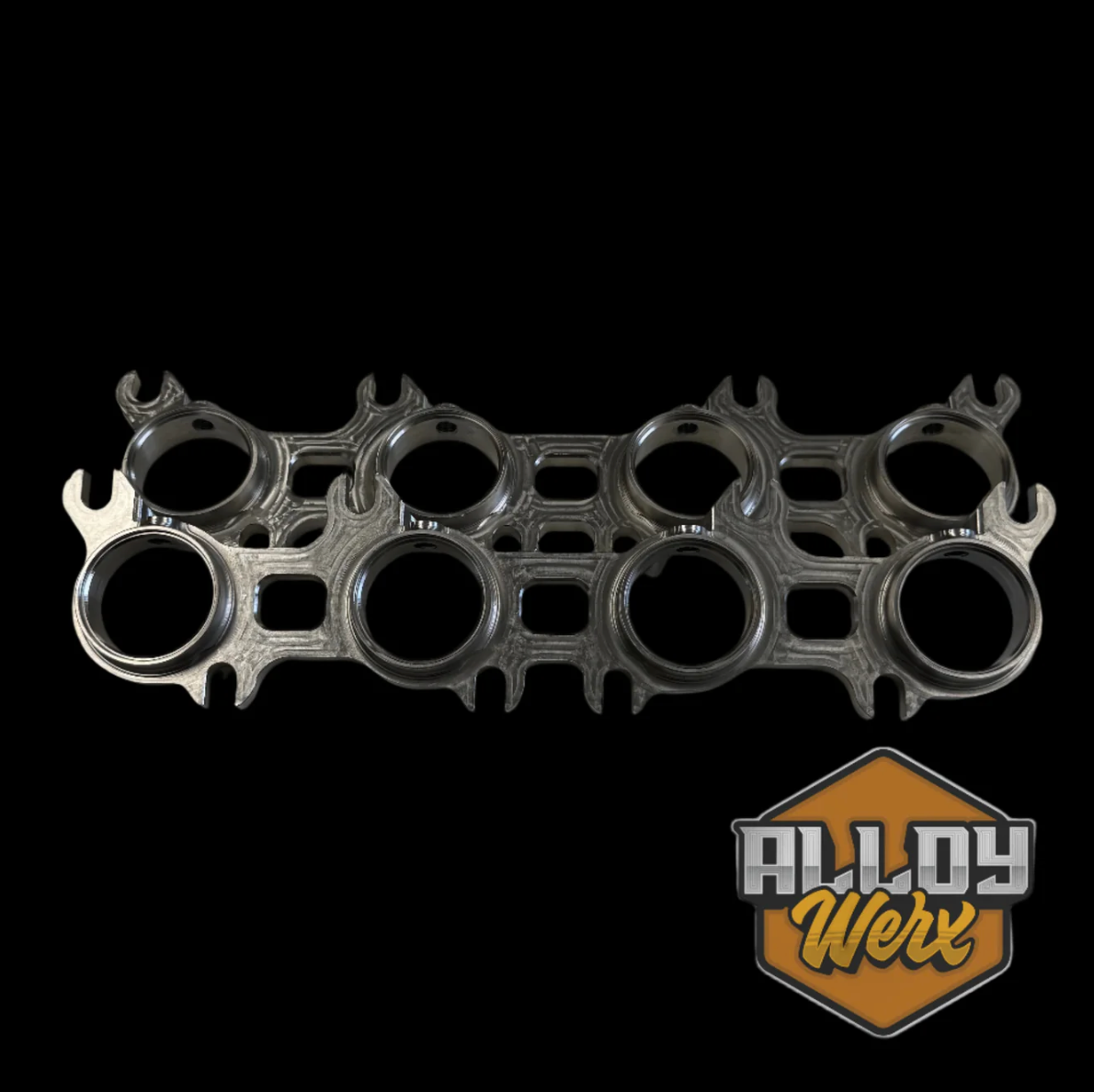Billet Header Flanges For Ford Coyote Engine