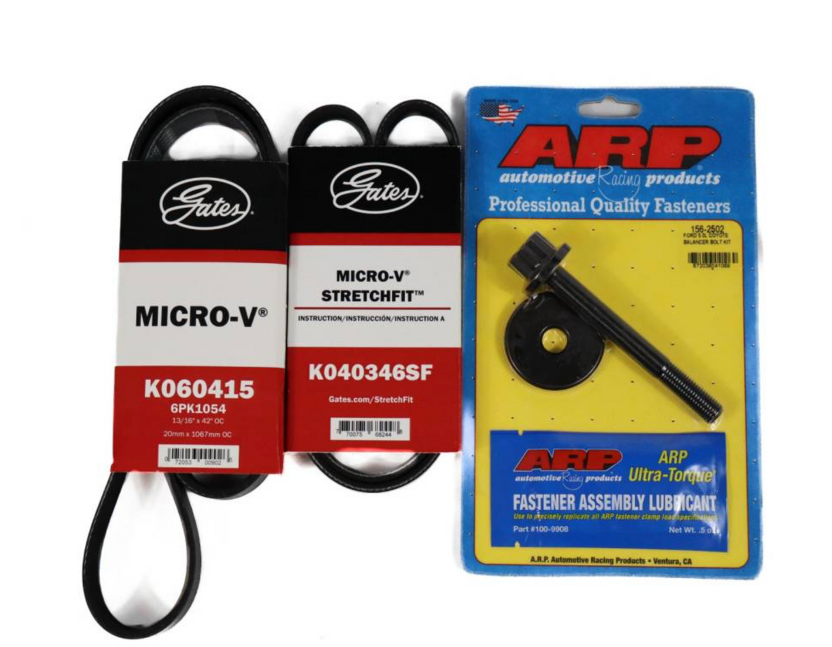 2021-2026 Ford F-150 5.0L - Whipple 10-Rib Belt System Upgrade (Whipple Supercharger Equipped)