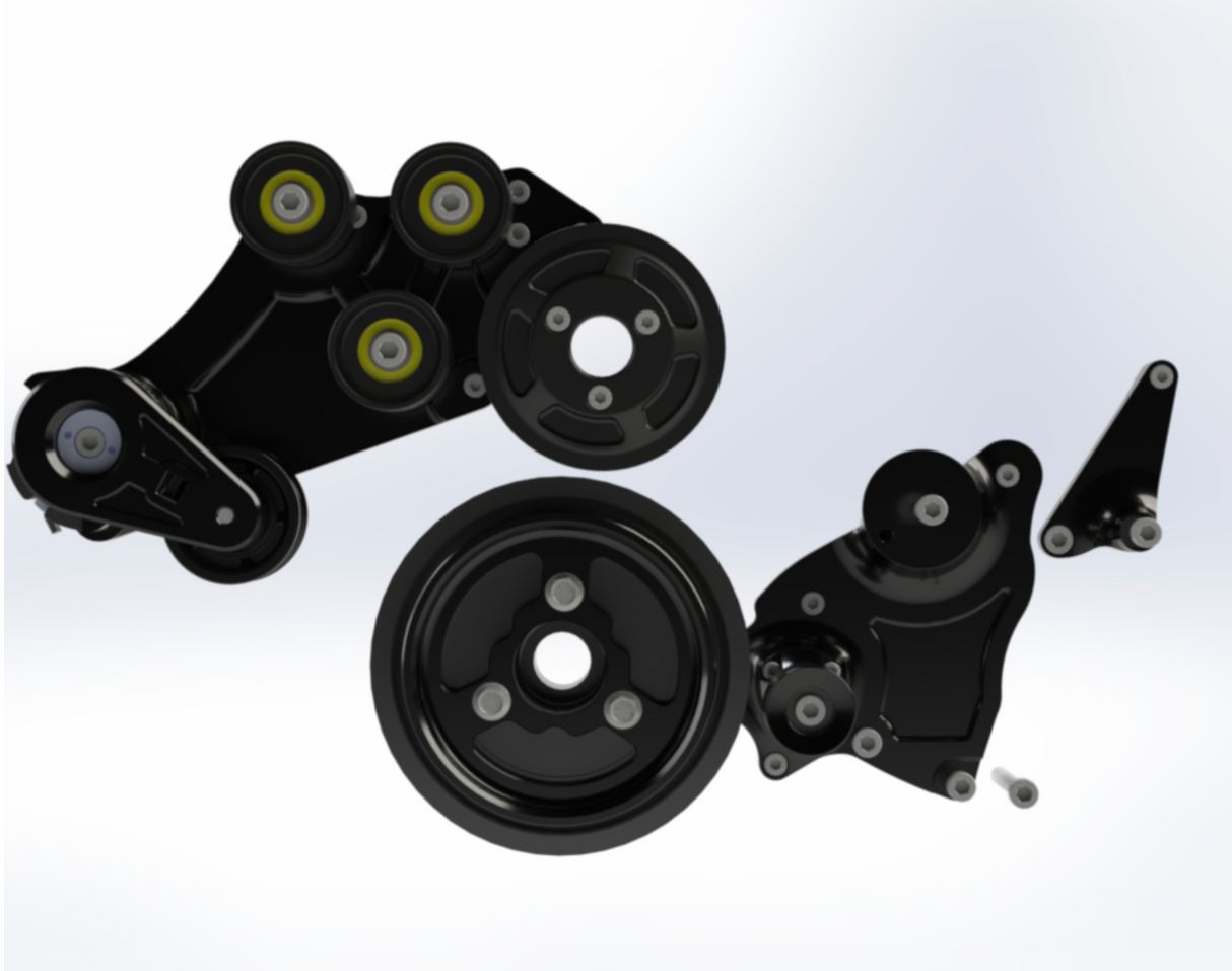 2021-2026 Ford F-150 5.0L - Whipple 10-Rib Belt System Upgrade (Whipple Supercharger Equipped)