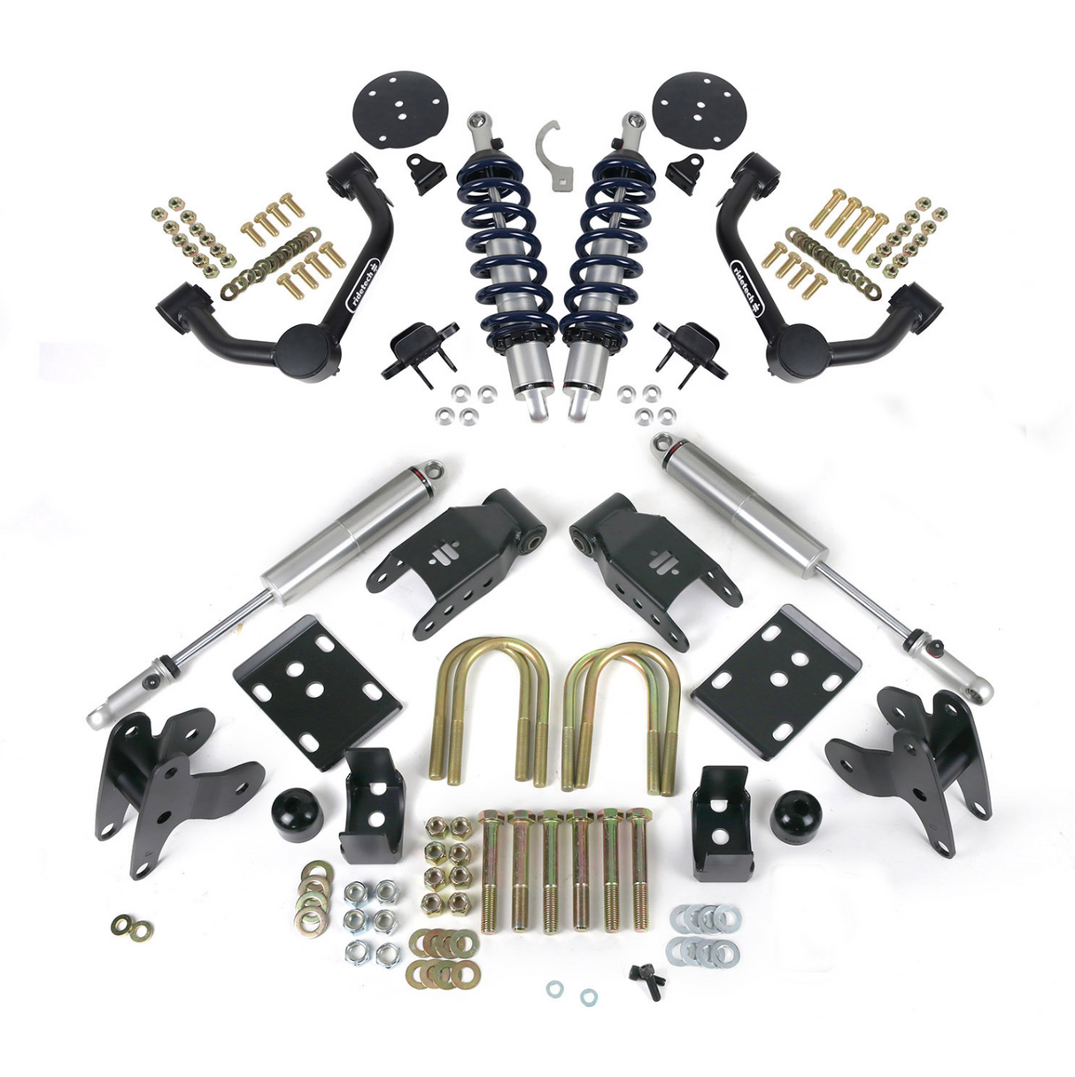 Ridetech 2015+ Ford F150 4WD Front and Rear Lowering System