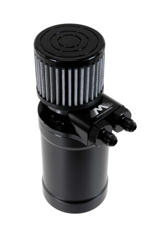 Top Loader Billet Internally Baffled Oil Catch Can (Dual 10AN Port)