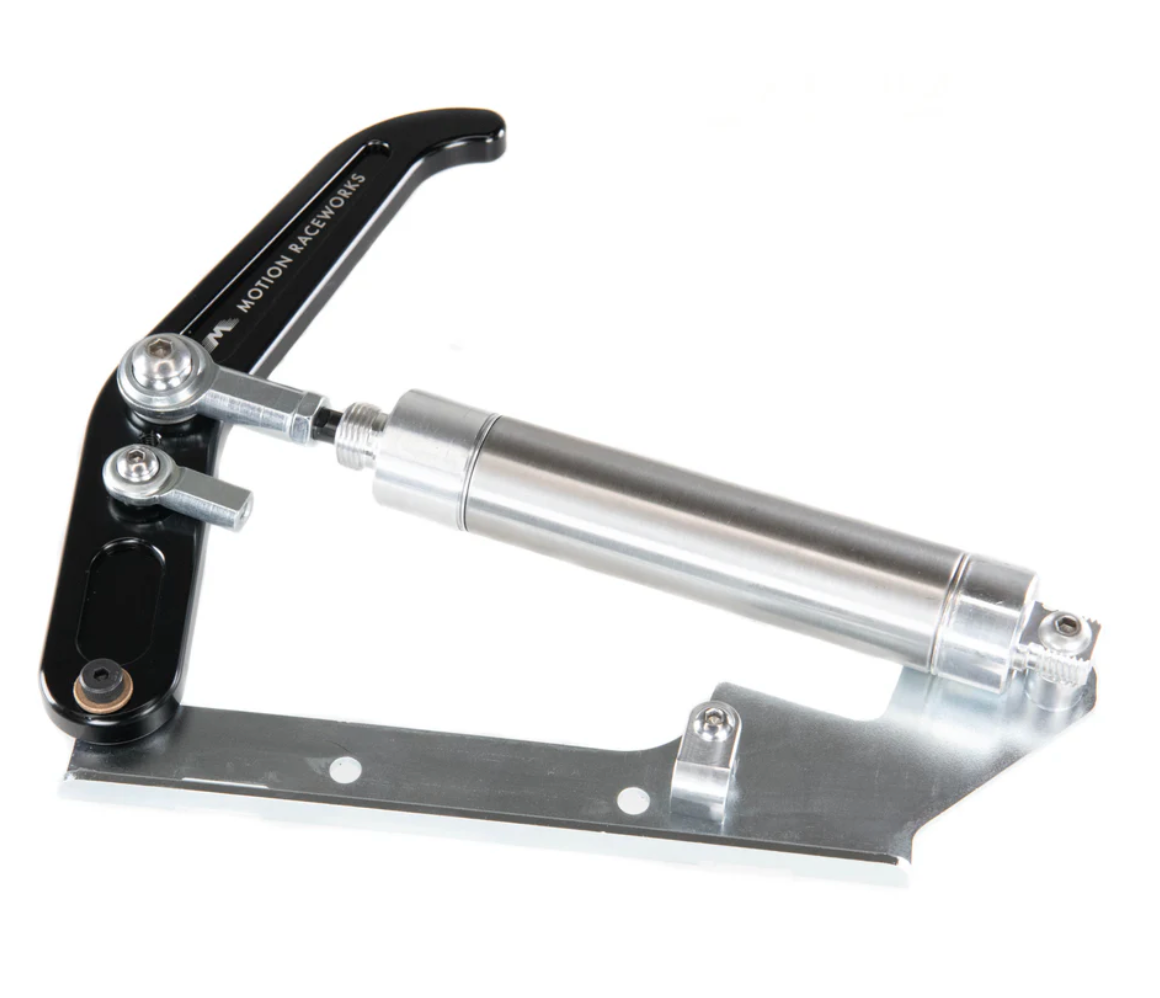 Motion Raceworks Black Billet CO2 Activated Parachute Handle Release Lever & Cable Mount Kit