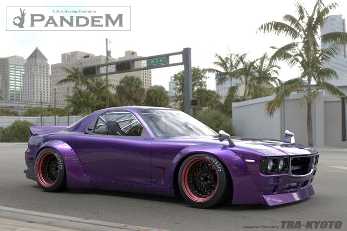 GReddy Mazda RX-7 Pandem Wide Body Boss Rear Diffuser