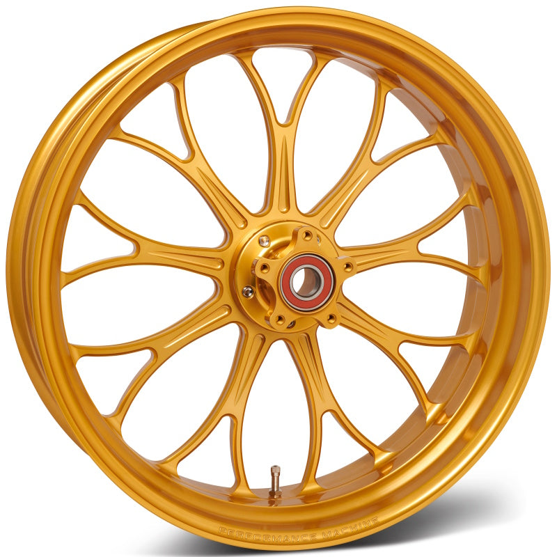 Performance Machine 21x3.5 Forged Wheel Revolution - Gold Ano