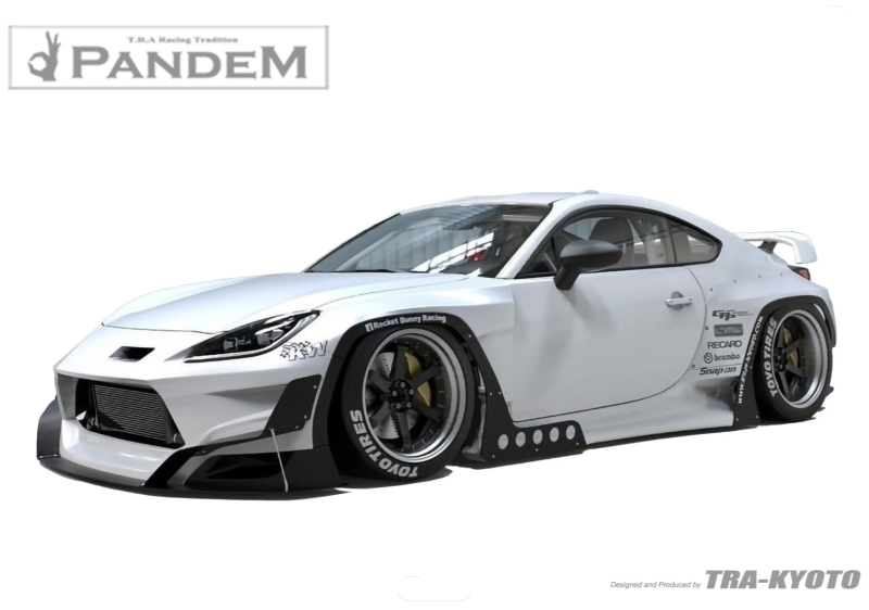 GReddy Pandem 2022+ Toyota GR86 (ZN8) Rocket Bunny Full Wide-Body Aero Kit (w/o Wing)