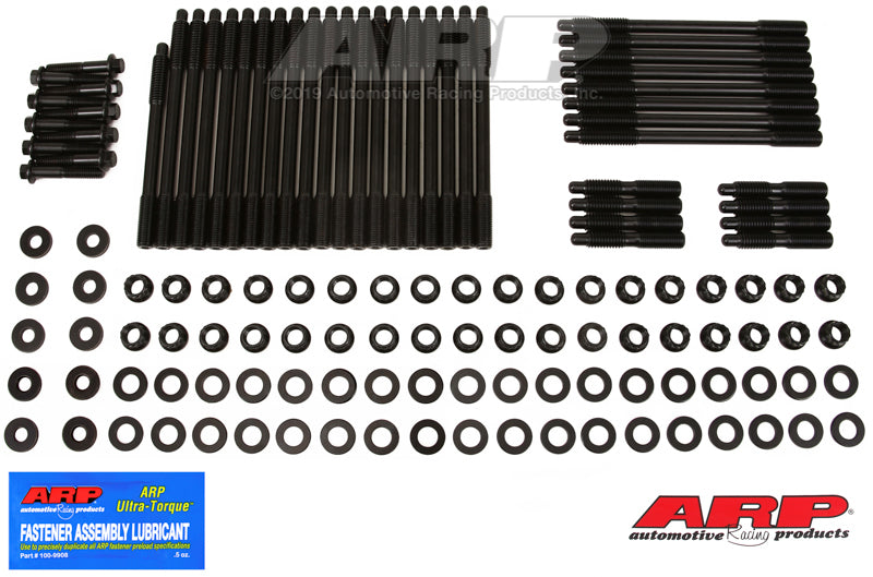 ARP SBC/WP Tall Deck 9.80 Warhawk Block w/Warhawk 12Deg LS7 Heads Head Stud Kit