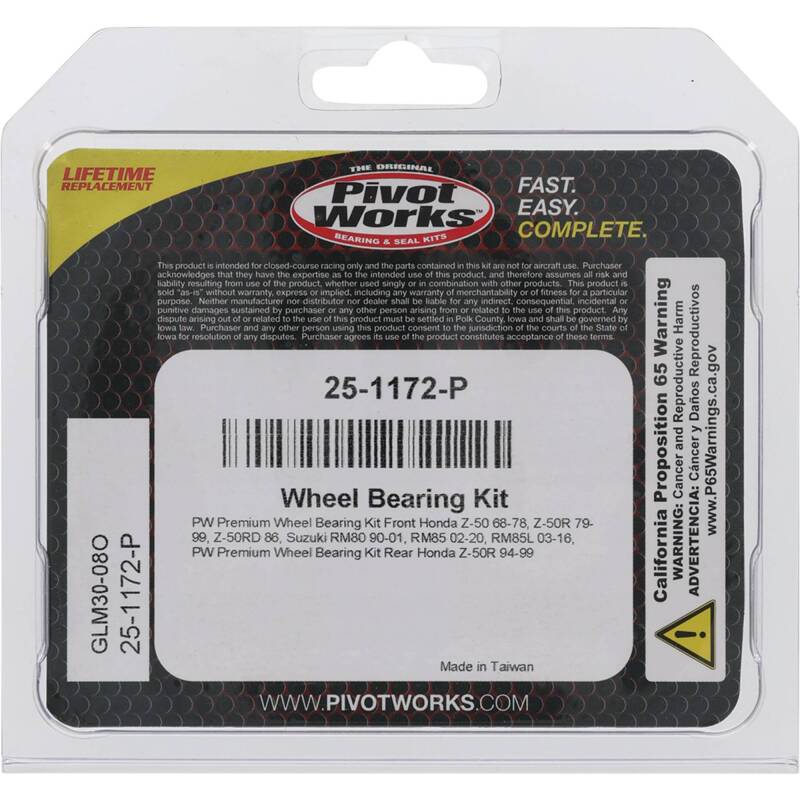 Pivot Works Premium Wheel Bearing