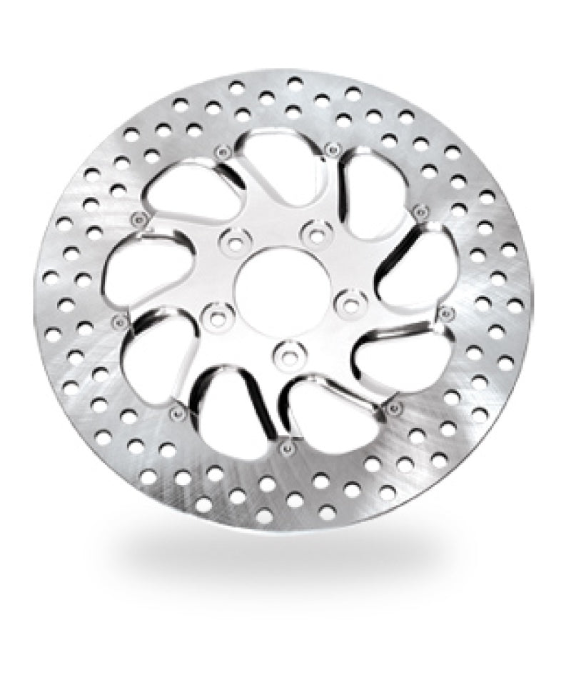 Performance Machine Disc/Carr 11.8 Torque Front Left - Chrome