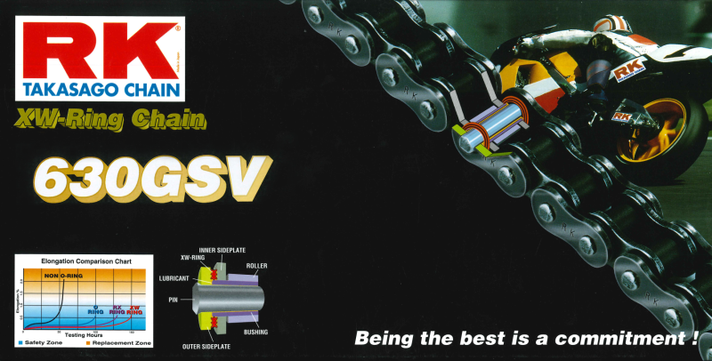 RK Chain 630GSV-84L XW-Ring - Natural