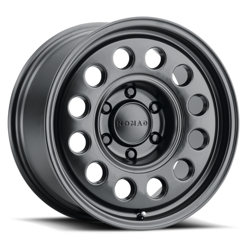 Nomad N501SB Convoy 16x8in / 5x130 BP / -10mm Offset / 84.1mm Bore - Satin Black Wheel