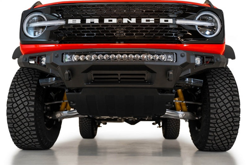 Addictive Desert Designs 2021+ Ford Bronco Stealth Fighter Front Bumper w/ Winch Mount