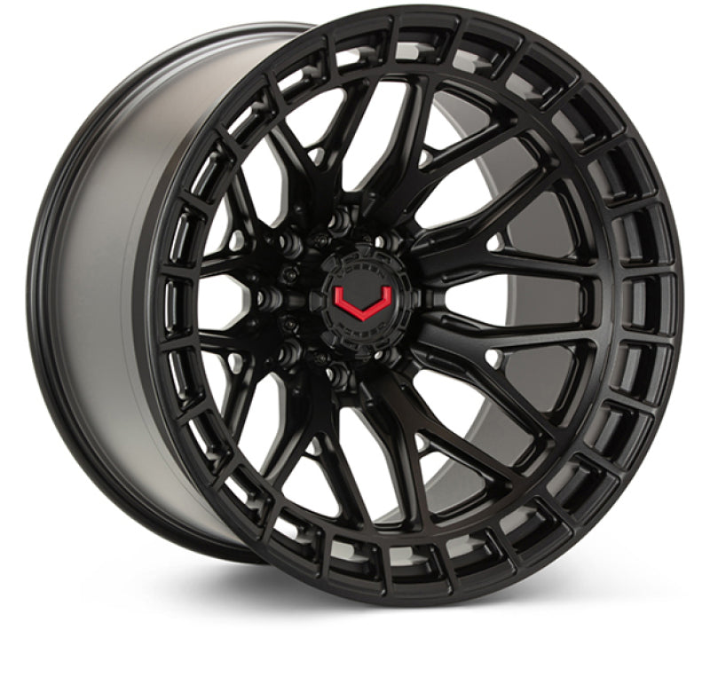 Vossen LCX-02 24x12 - 8x180 - ET44 - Ultra Deep - 124.3 - Satin Black Wheel