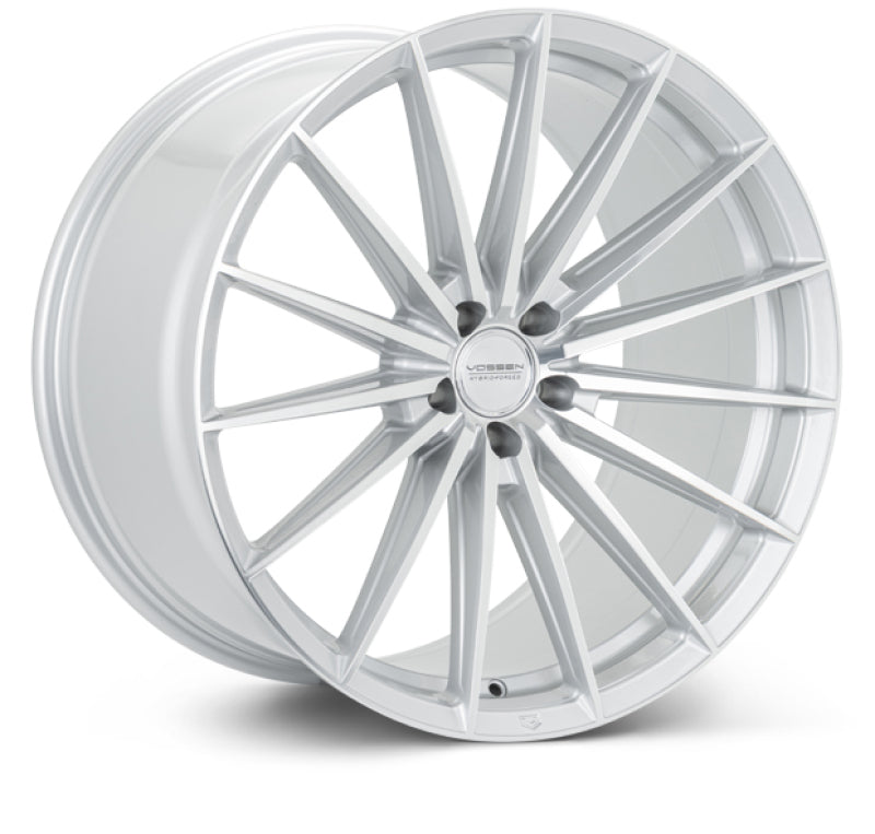 Vossen HFX-4 19x8.5 - 5x112 - ET30 - Flat - 66.5 - Silver Polished Wheel
