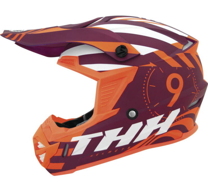 THH Helmets T730X Twister Purple/Orange - XS