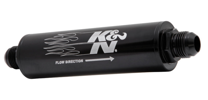K&N 2in OD x 9in L 10AN 25 Micron In-Line Fuel/Oil Filter