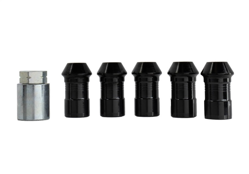 Ford Racing 2023+ Ford Bronco Raptor M14 x 1.5 Black Security Lug Nut Kit - Set of 5