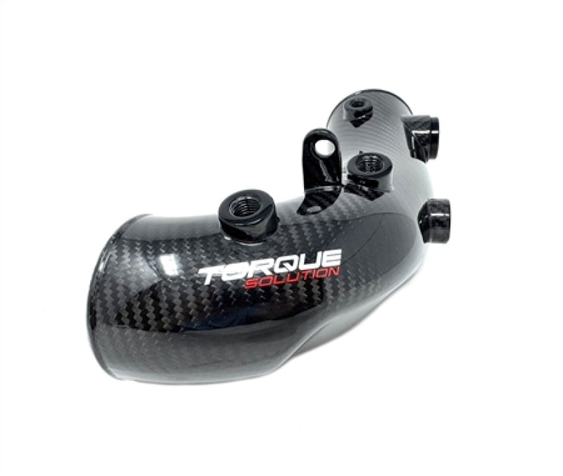 Torque Solution 02-07 Subaru WRX/04-21 STI HD Hard Turbo Inlet Carbon Fiber - OEM / 3in Inlet