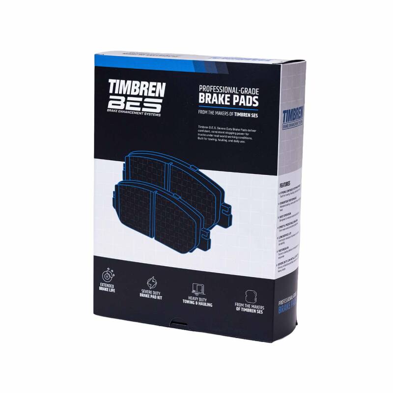 Timbren 15-19 Chevy Silverado 2500/3500 HD BES Severe Duty Semi-Metallic Brake Pads - Front & Rear