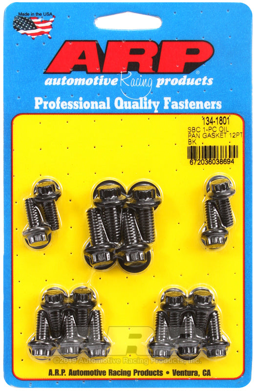 ARP SB Chevy 1-pc Oil Pan Gasket 12pt Bolt Kit