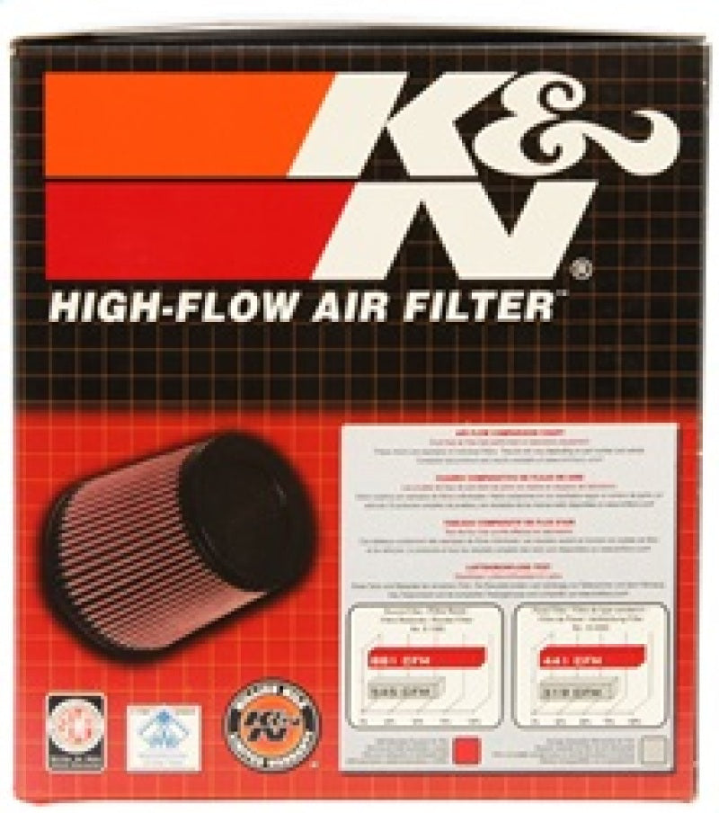 K&N Filter Universal Rubber Filter - Round Straight 3in ID x 5 5/8in OD x 6in Height