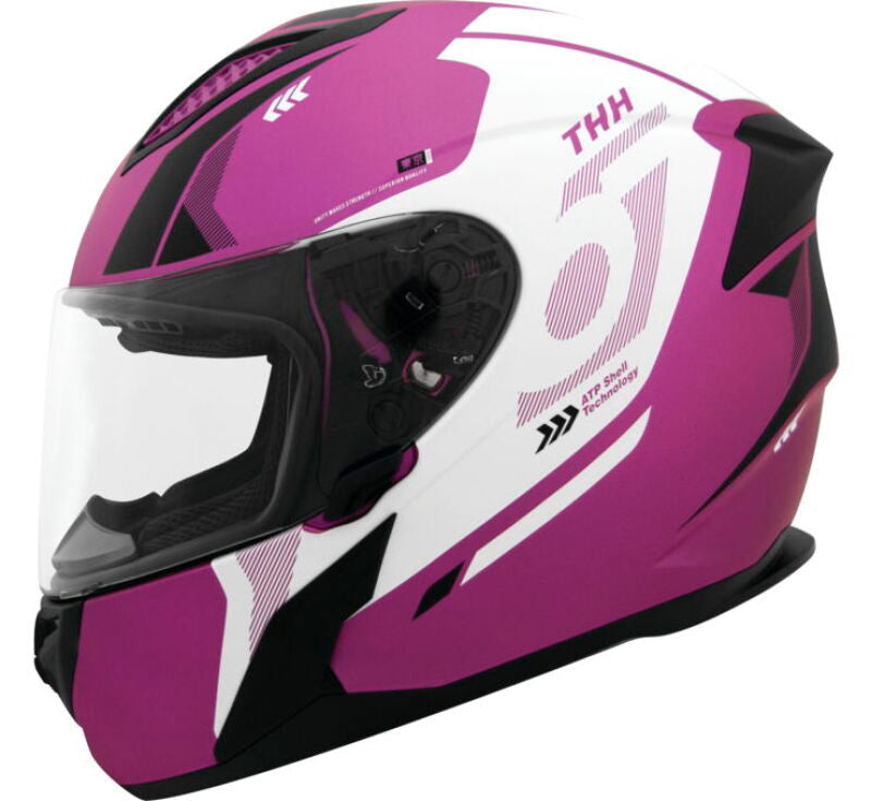 THH Helmets T810S Hayate Metallic Pink/White - XS