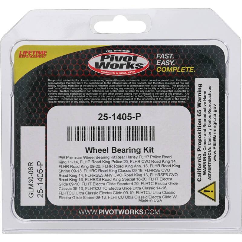 Pivot Works Premium Wheel Bearing