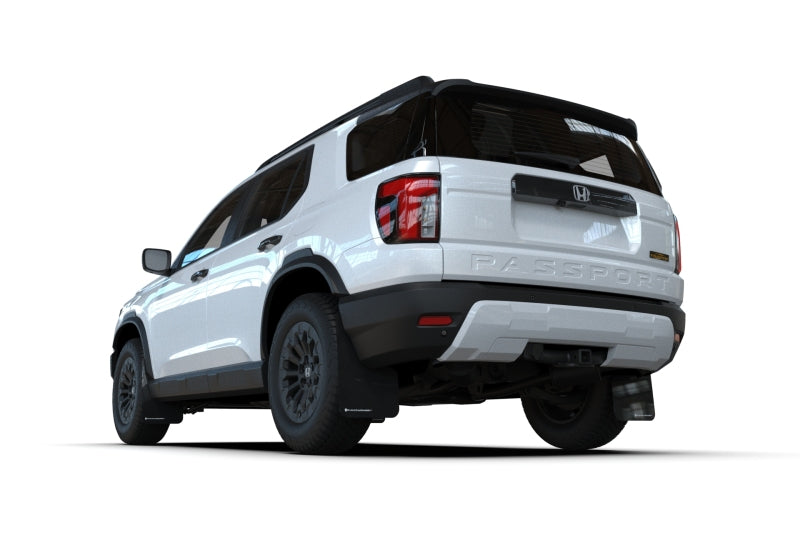Rally Armor 2026 Honda Passport Black UR Mudflap - White Logo