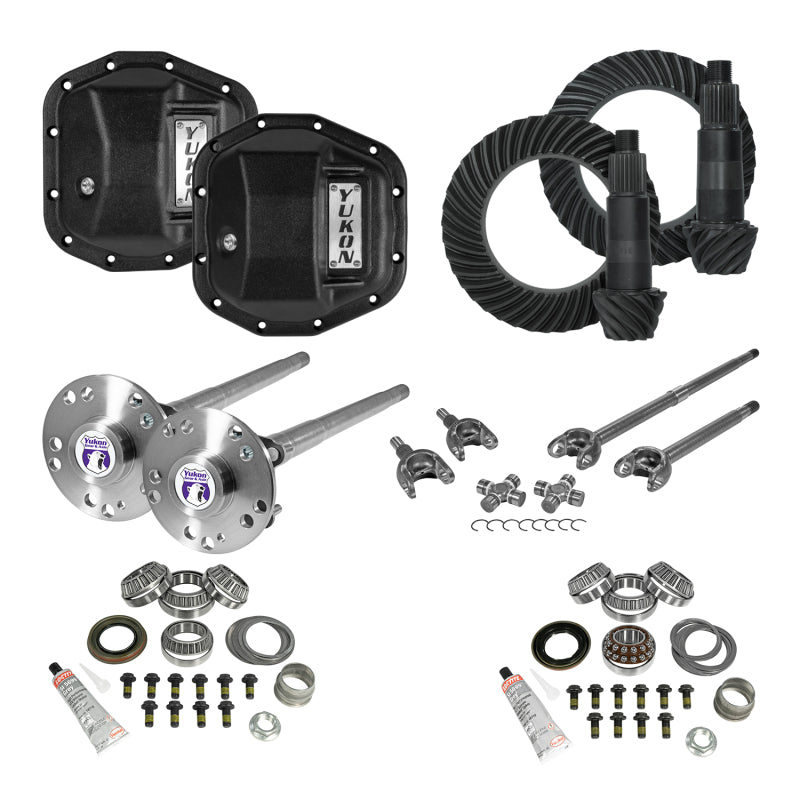 Yukon Gear Re-Gear & Install Kit Stage 4 Package for Jeep JL/JT Dana 44 4.56 Ratio