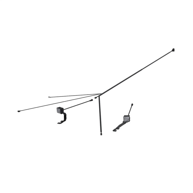 MBRP 24-26 Ford Ranger Ditch Light Kit - Amber Spot Beam