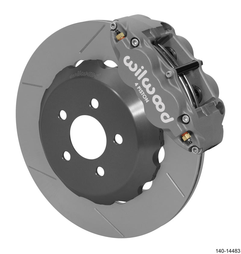 Wilwood 15-23 Ford Mustang Forged Superlite 4R Rear Big Brake Kit 14.00in Rotor (Anodized)