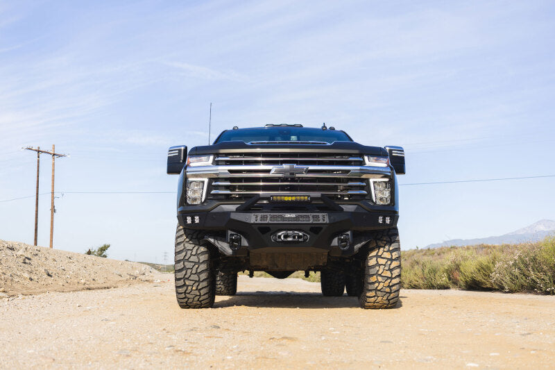 DV8 Offroad 20-23 Chevrolet Silverado 2500/3500 Spec Series Front Bumper w/ Winch