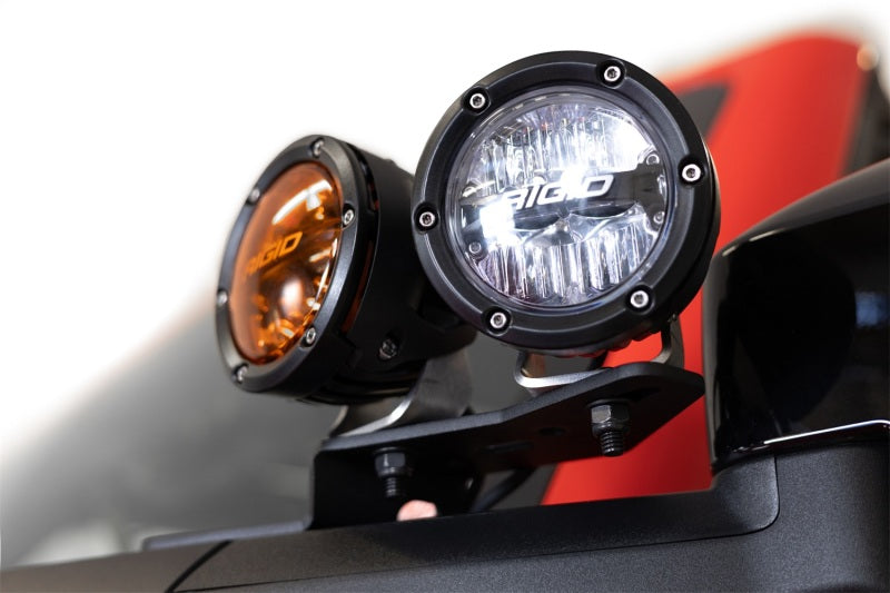 Addictive Desert Designs21-23 Ford Bronco/Raptor Dual Ditch Light Brackets