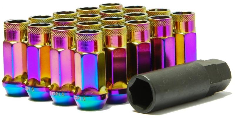 Wheel Mate Muteki SR48 Open End Lug Nuts - Neon 12x1.25 48mm