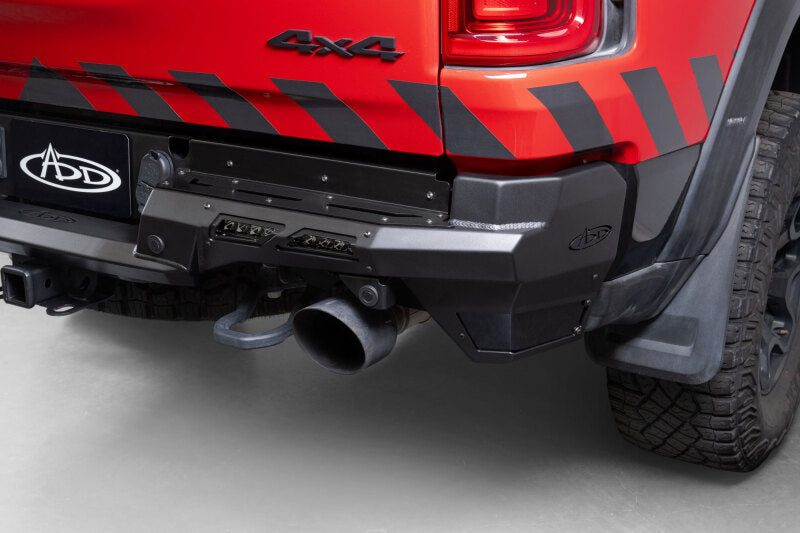 Addictive Desert Designs2025 Ram RHO Phantom Rear Bumper - Hammer Black Powder Coat